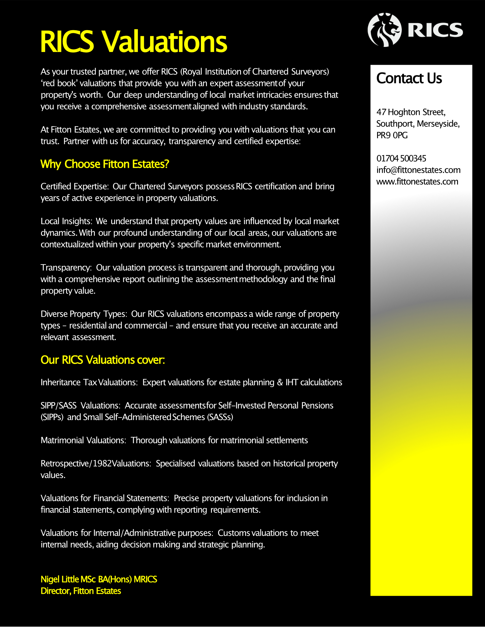 Rics Valuation