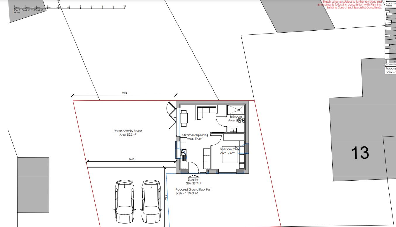 Floorplans For Land To The North Of 13 Chapel Street, Ormskirk