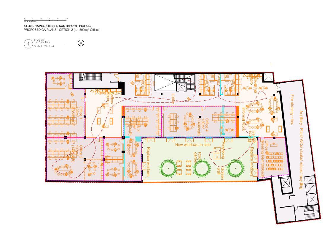 Floorplans For Chapel Street, Southport